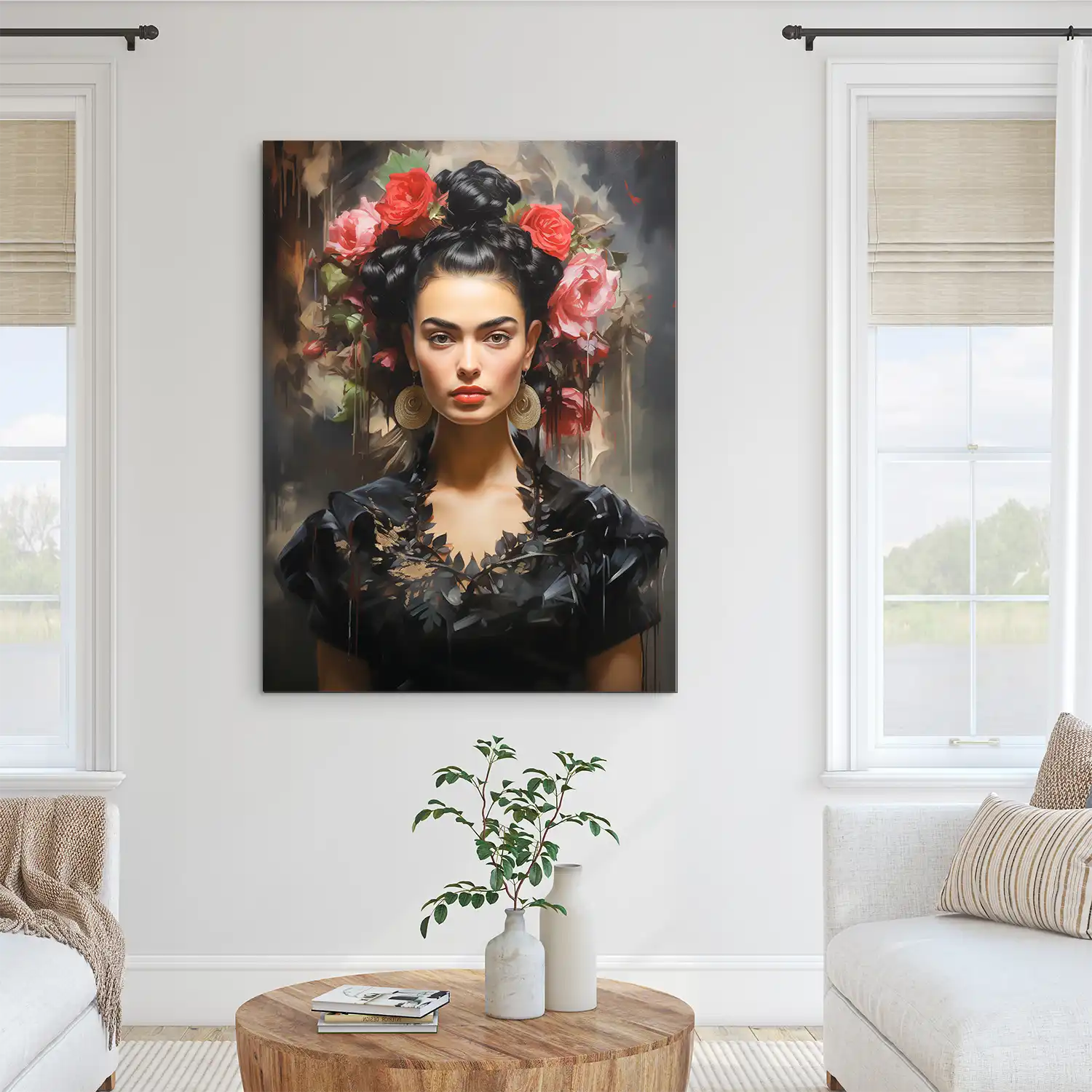 Frida Kahlo Beauty AluDibond Bild INGALERIE