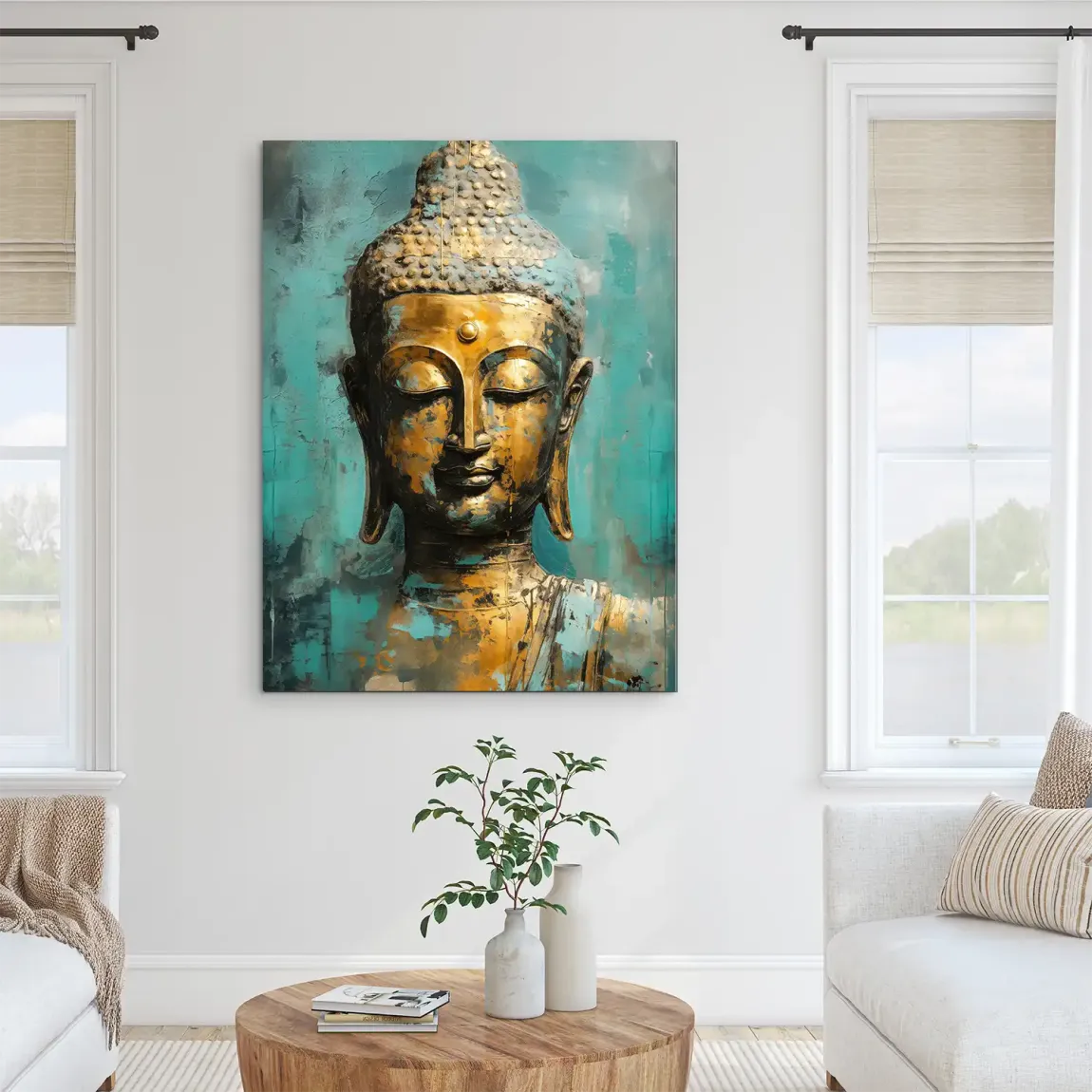 Buddha Essence Alu Dibond Bild INGALERIE