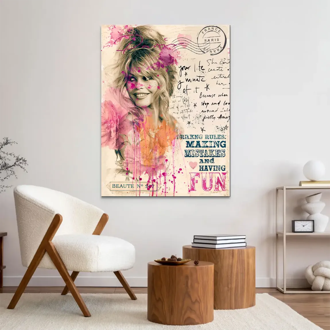 Bardot Paris Alu Dibond Wandbild