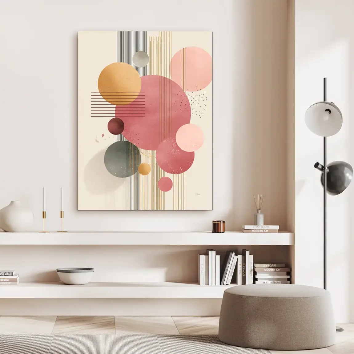 Circles of Serenity Alu Dibond Bild INGALERIE