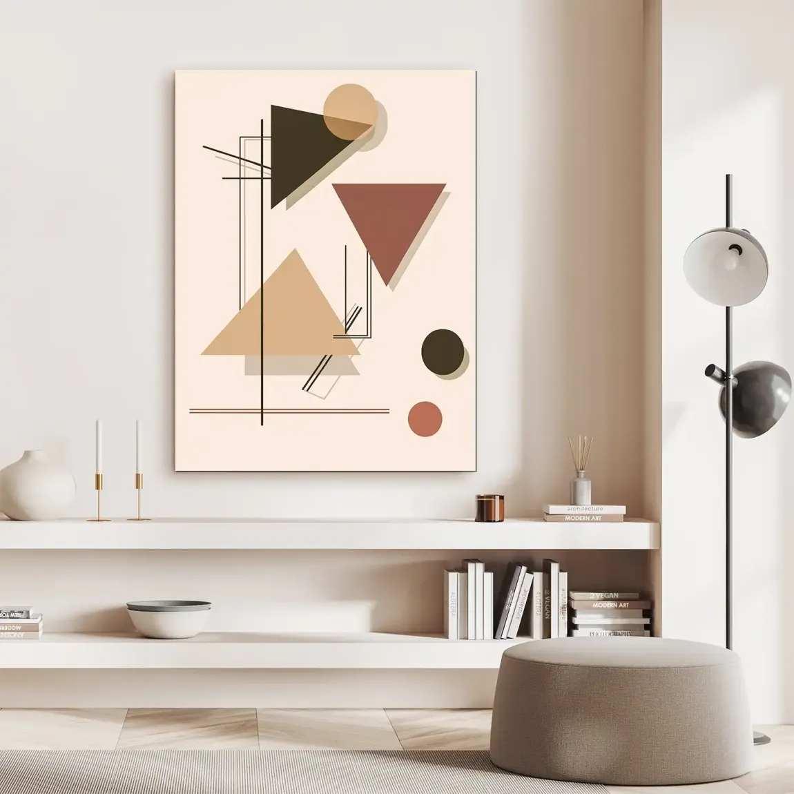 Kandinsky Harmony Style Alu Dibond Bild INGALERIE