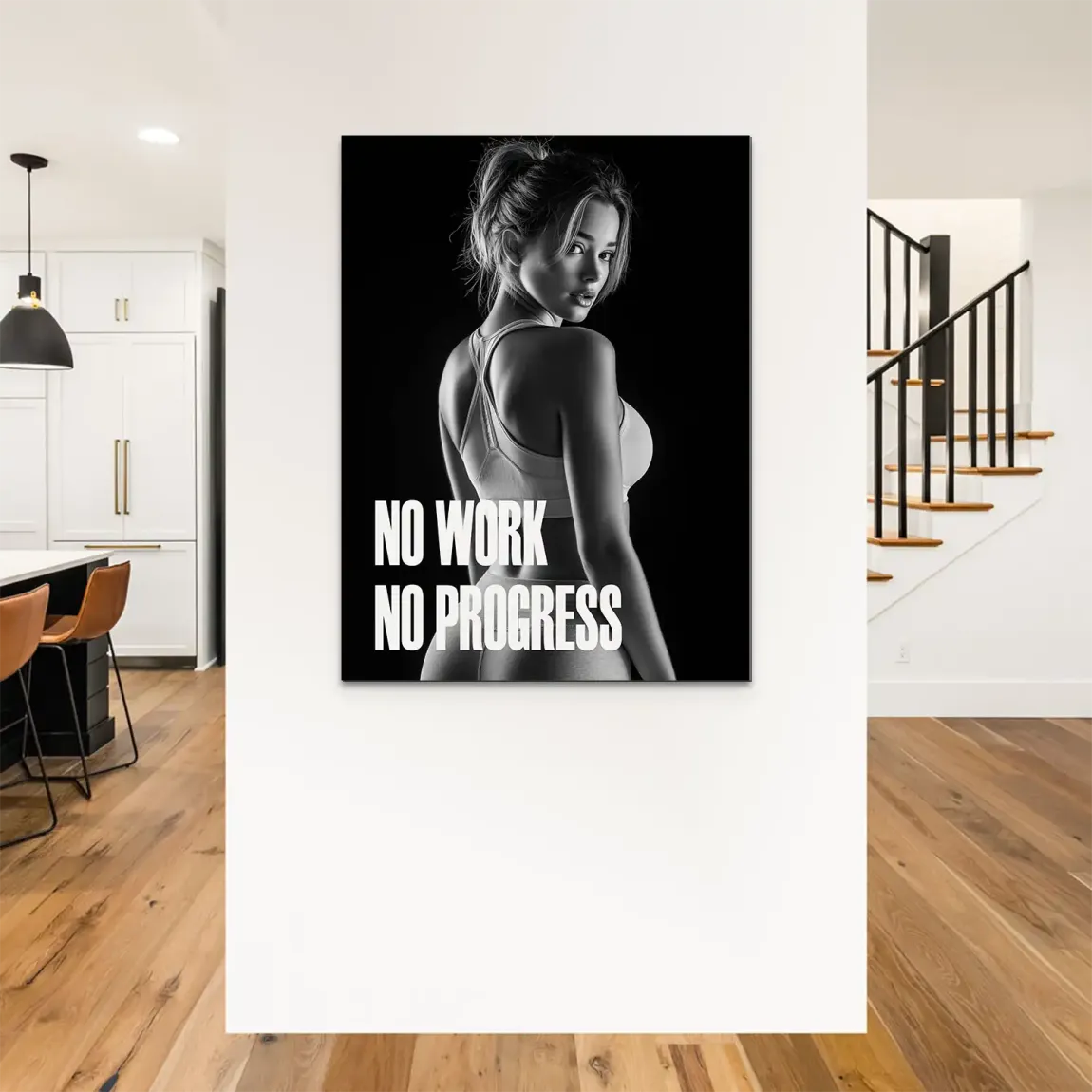 Progress Training Alu Dibond Bild