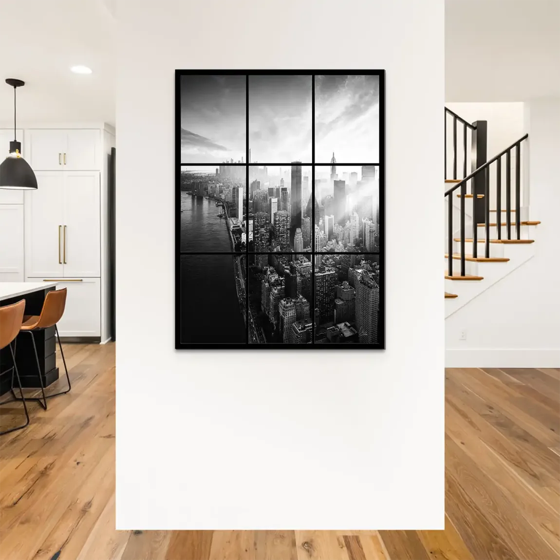 Silent Heights New York Alu Dibond Bild