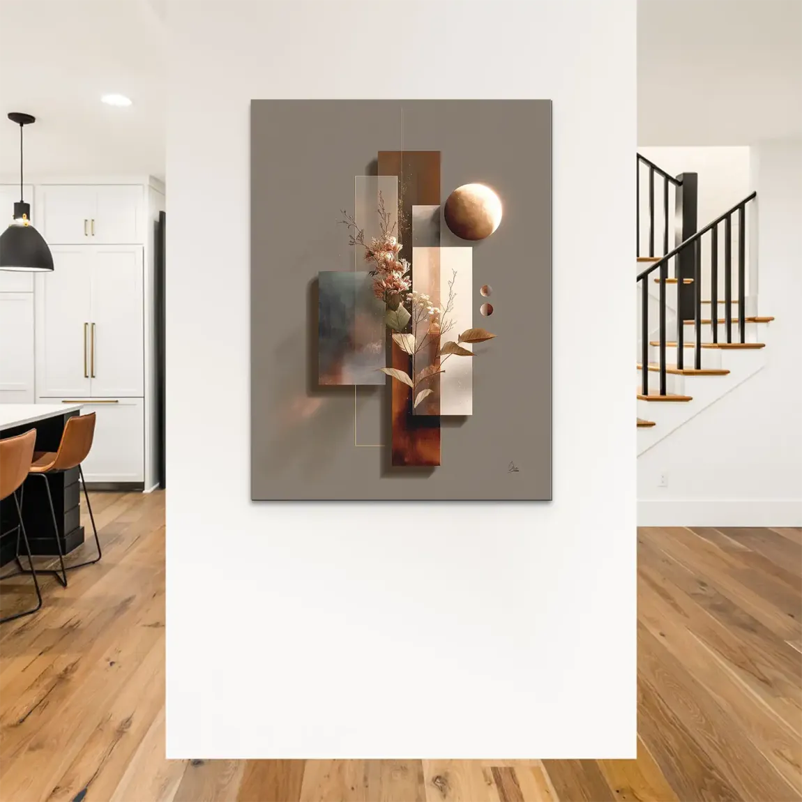 Celestial Bloom Harmony Alu Dibond Bild