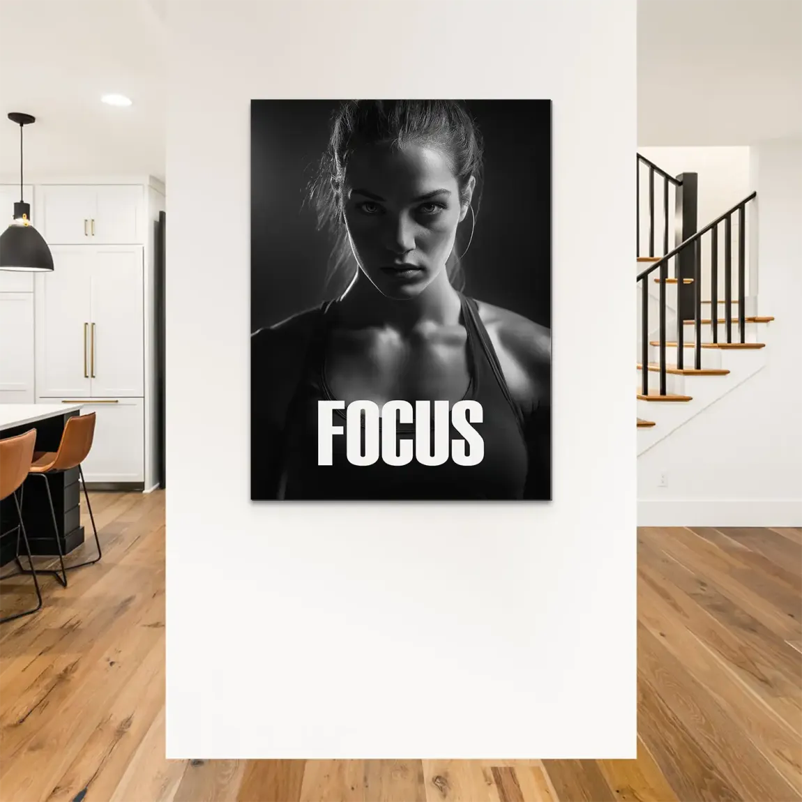 Focus Athletin Alu Dibond Bild