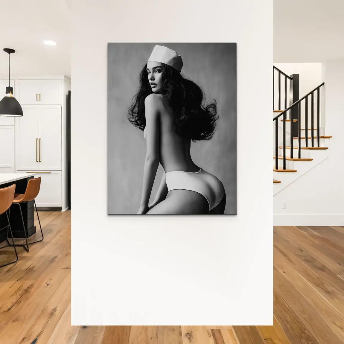 Noir Beauty Style Alu Dibond Bild