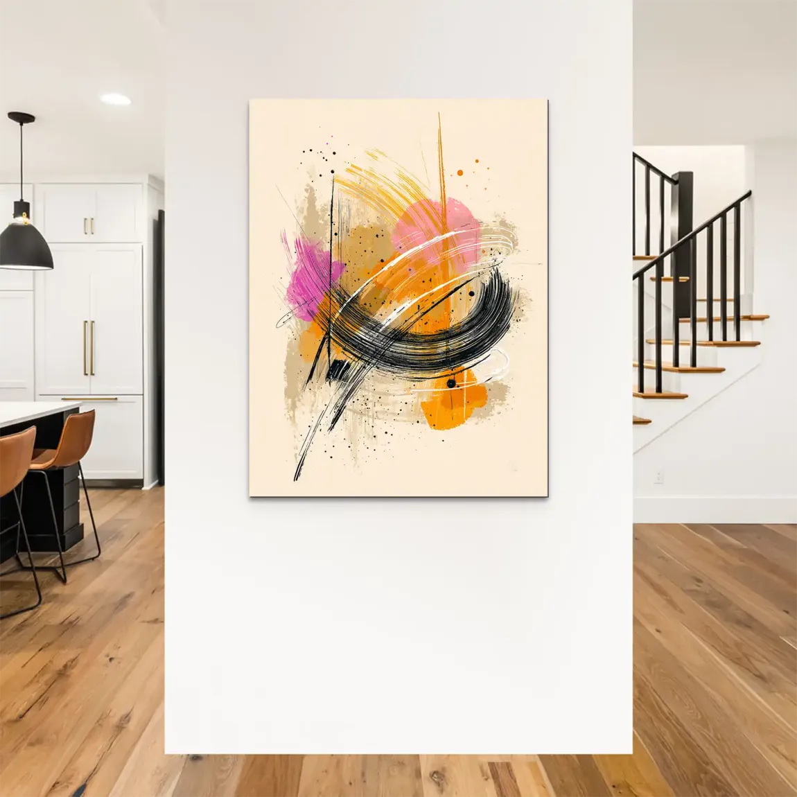 Modern Energie Abstrakt Alu Dibond Bild