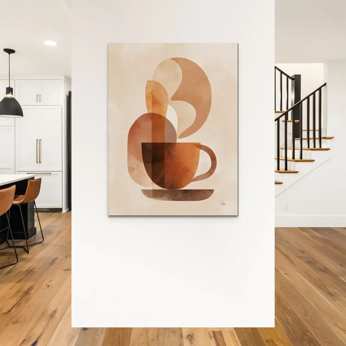 Warm Aroma Alu Dibond Bild