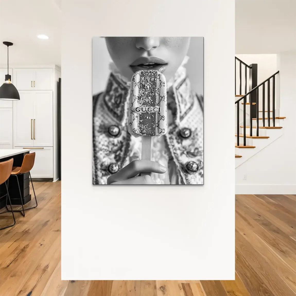 Gucci Ice Couture Noir Alu Dibond Bild
