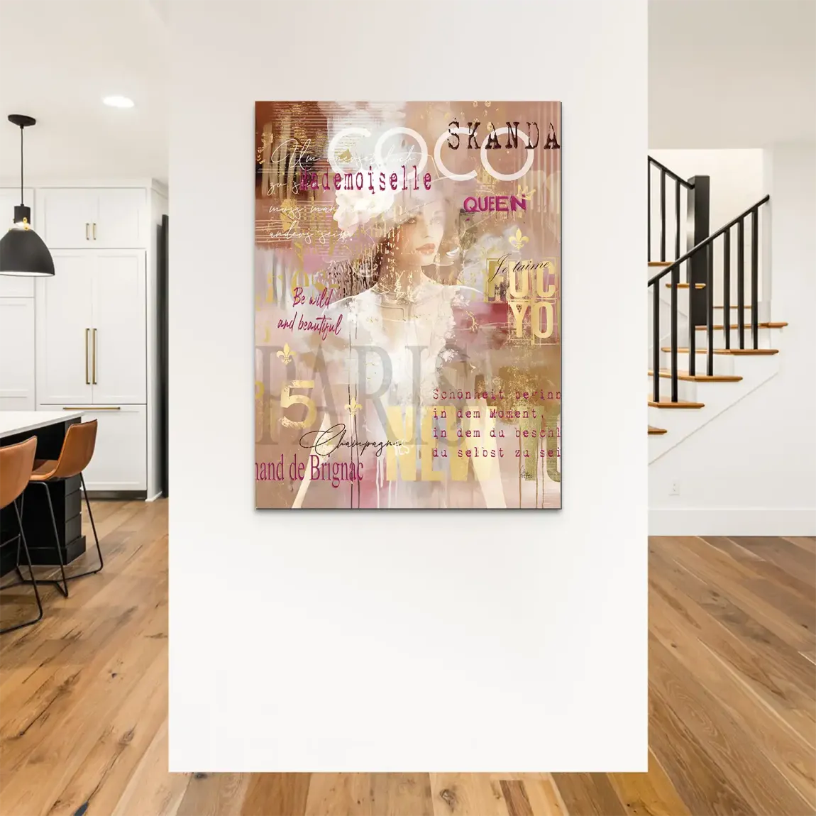 Coco Mademoiselle Alu Dibond Bild