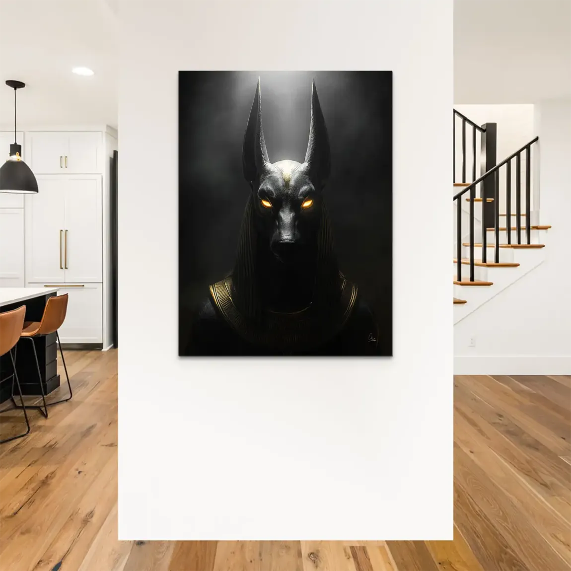 Dark Anubis Alu Dibond Bild