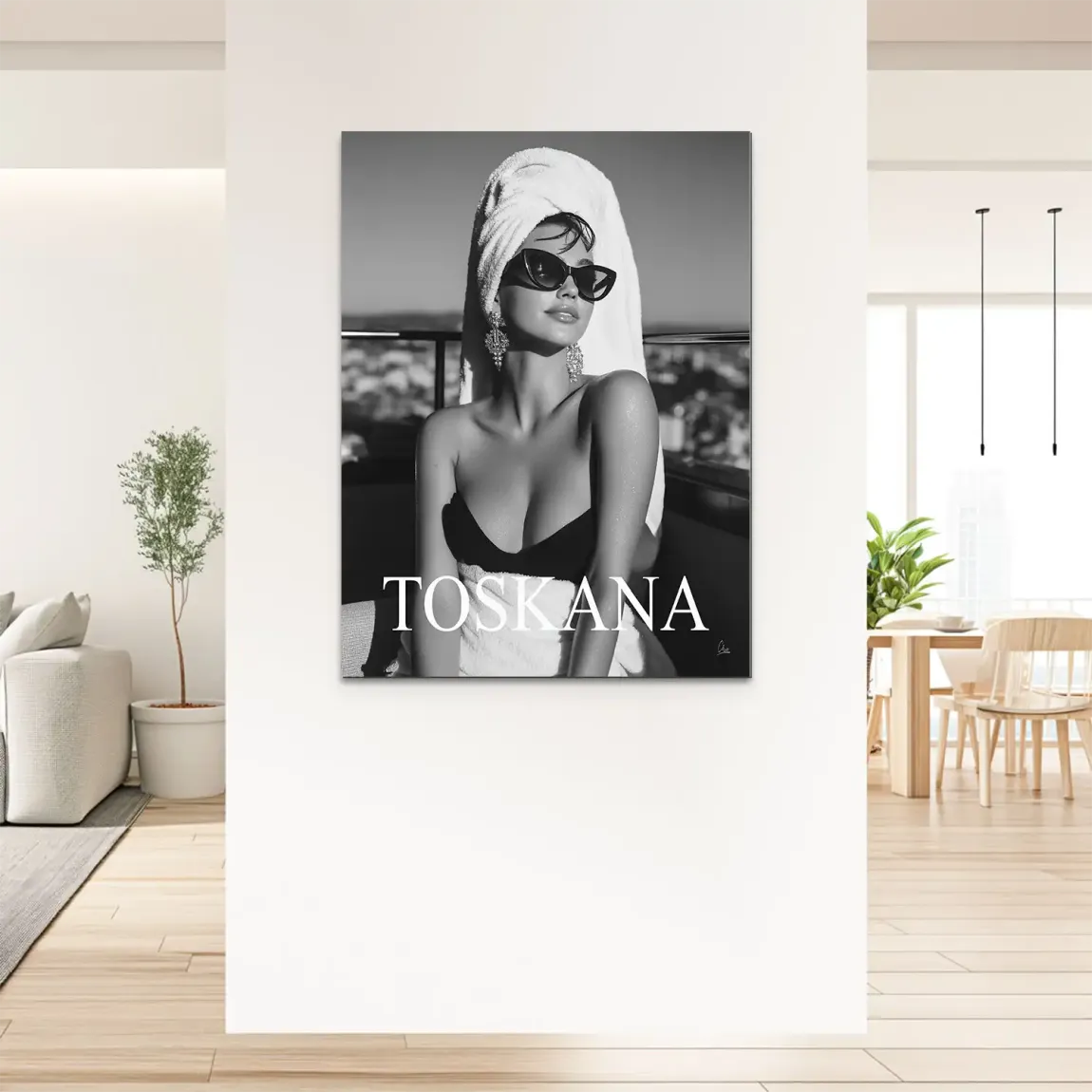 Toskana Glam Alu Dibond Bild