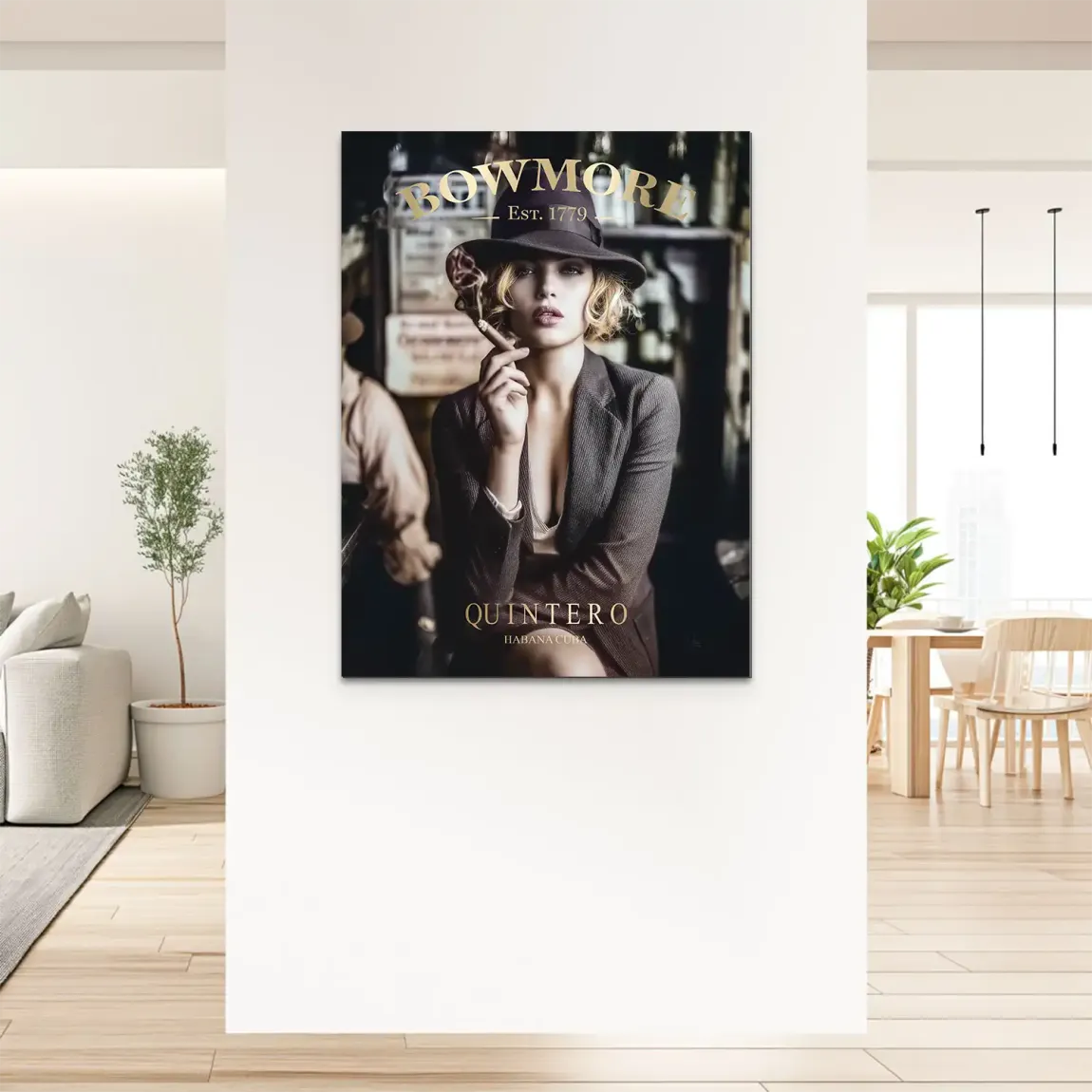 Whisky Noir Alu Dibond Bild