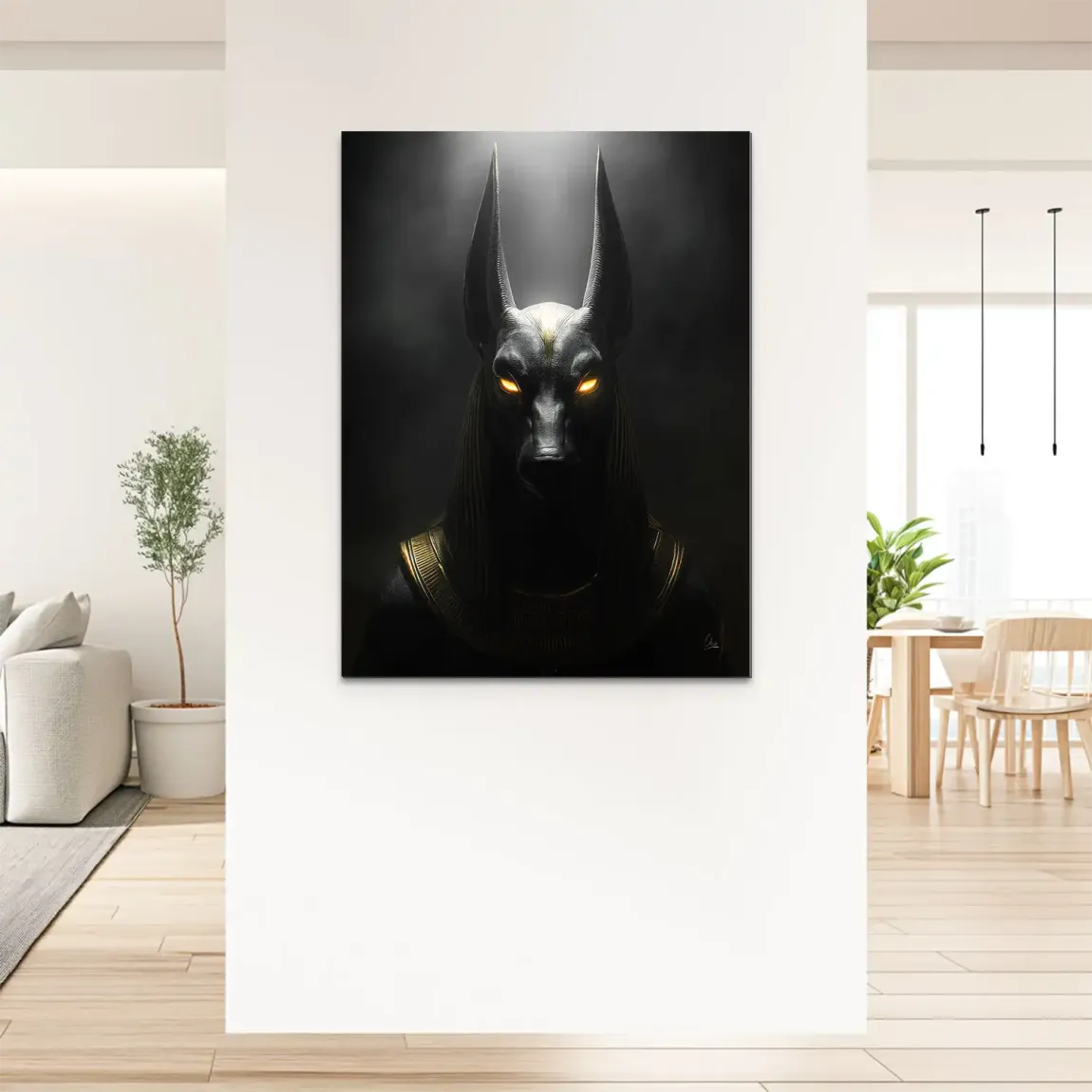 Dark Anubis Alu Dibond Bild
