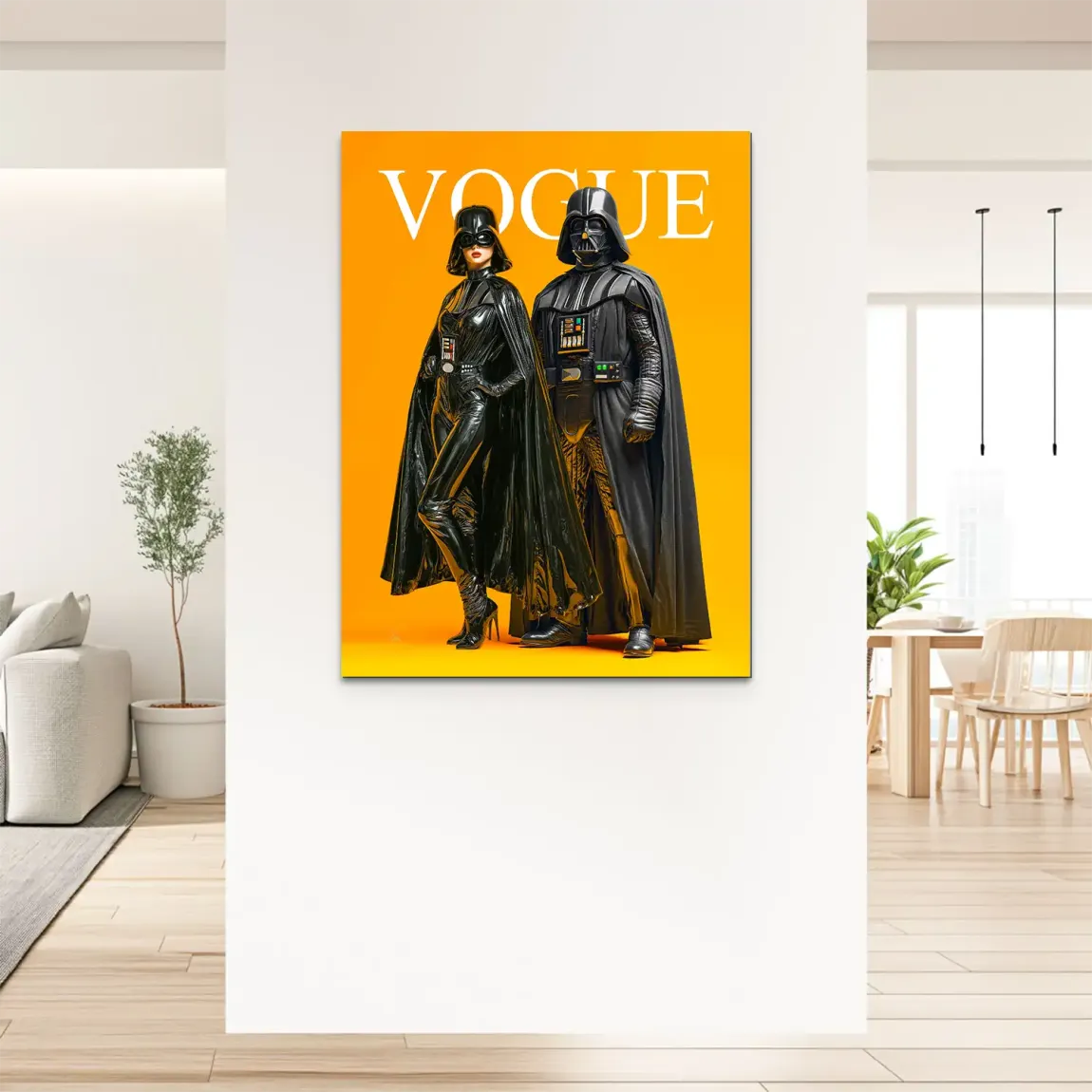 Galactic Vogue Darth Vader Alu Dibond Bild