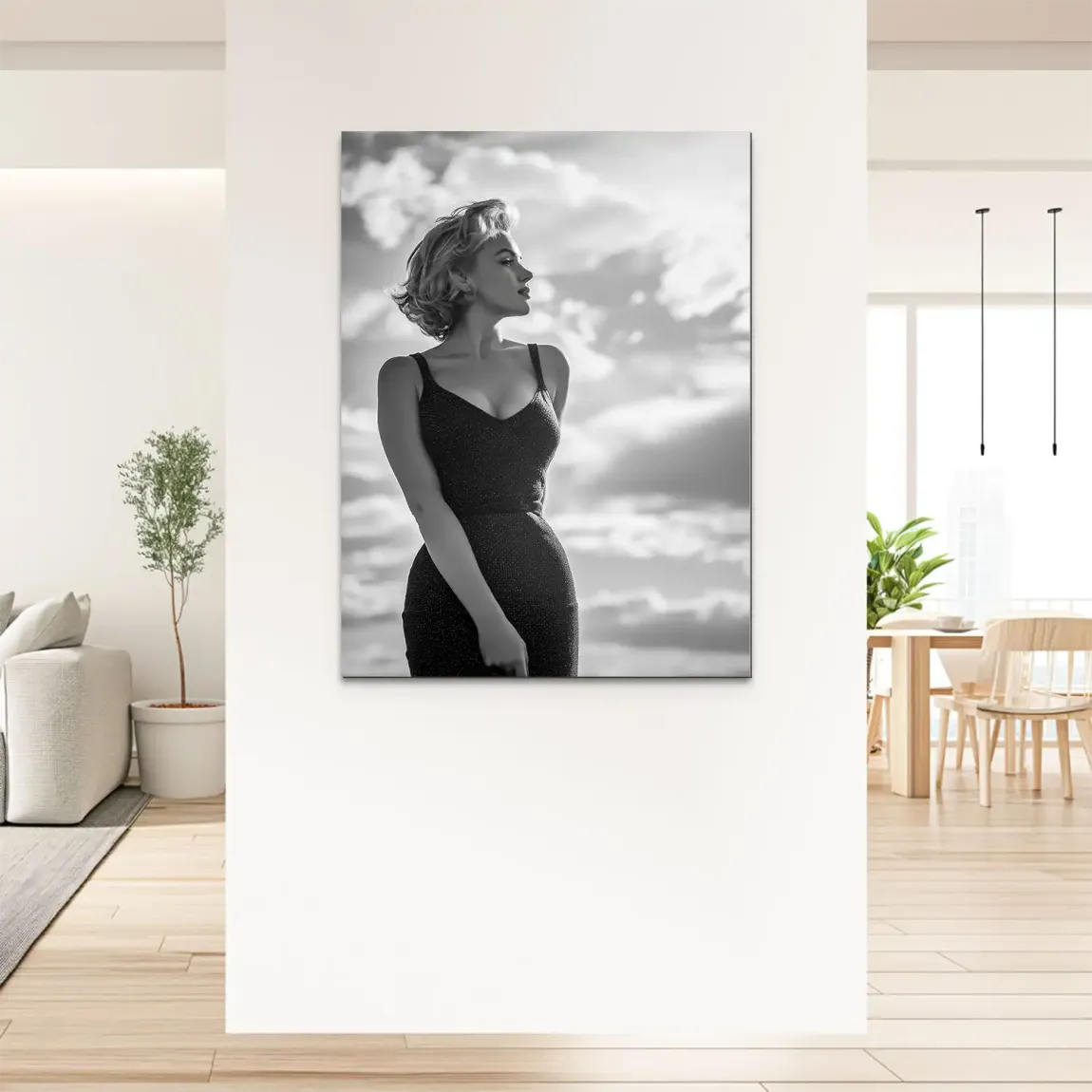 Marilyn Sunset Grace Alu Dibond Bild