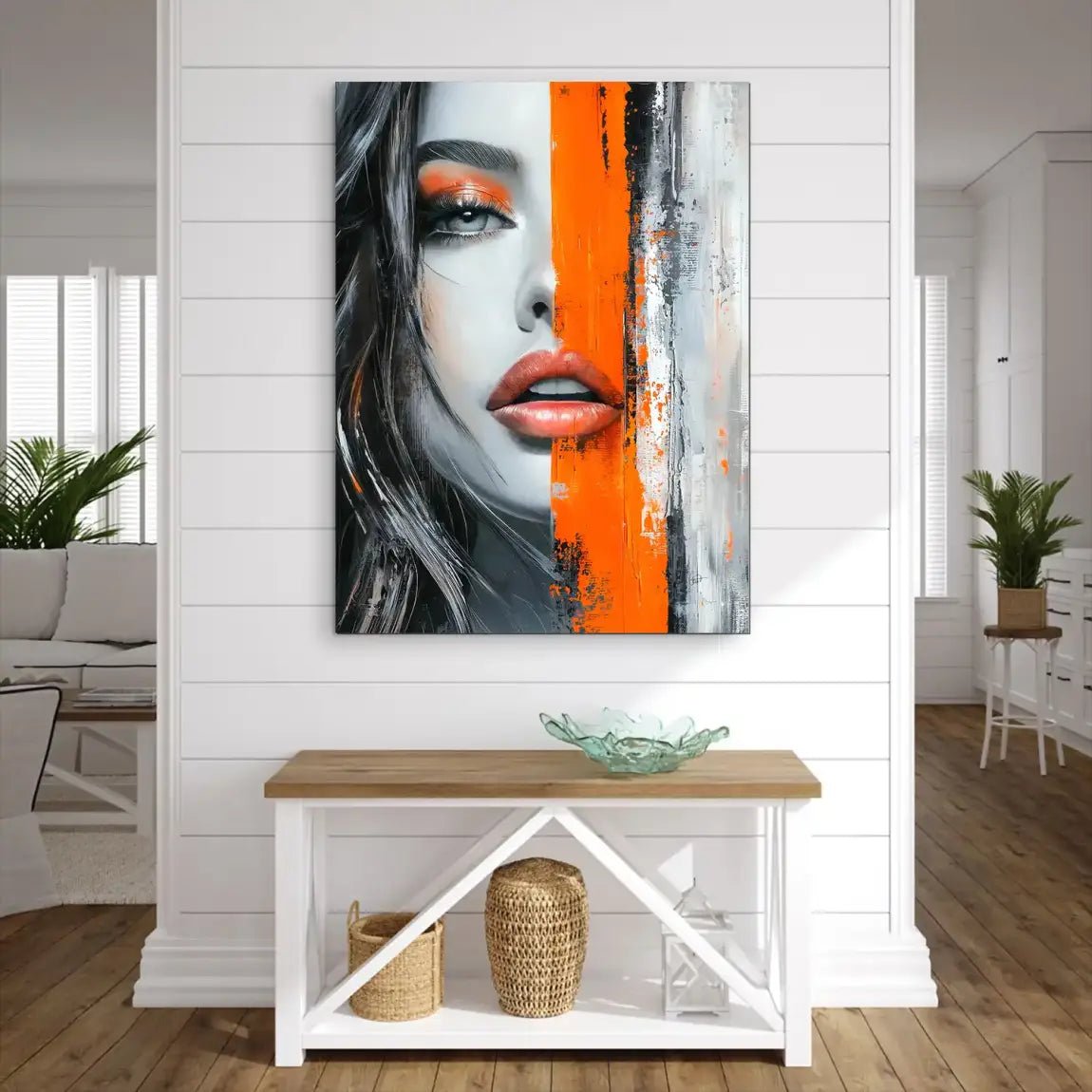 Orange Beauty Nr.2 Alu Dibond Bild INGALERIE