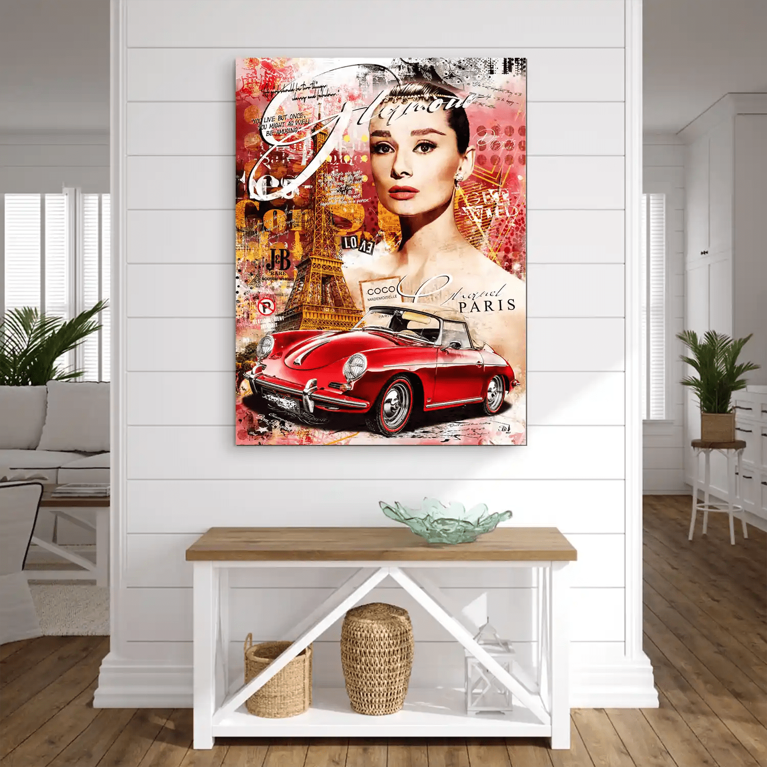 Audrey Paris Pop Art AluDibond Bild INGALERIE