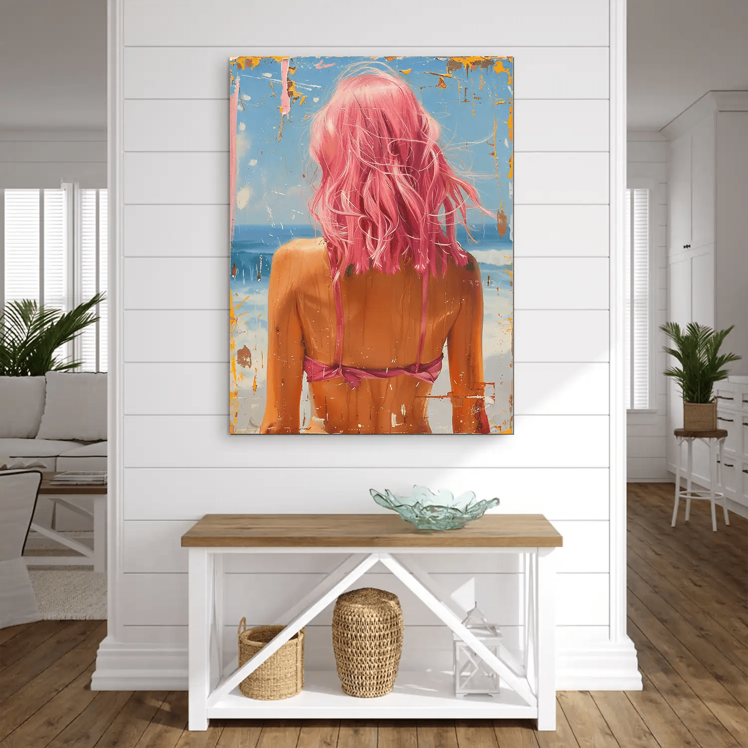 Beach Girl Nr.6 AluDibond Bild INGALERIE