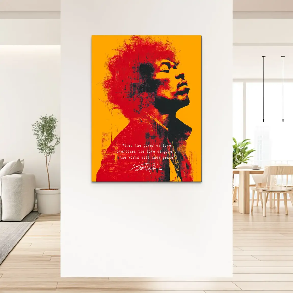 Electric Soul Hendrix Alu Dibond Bild