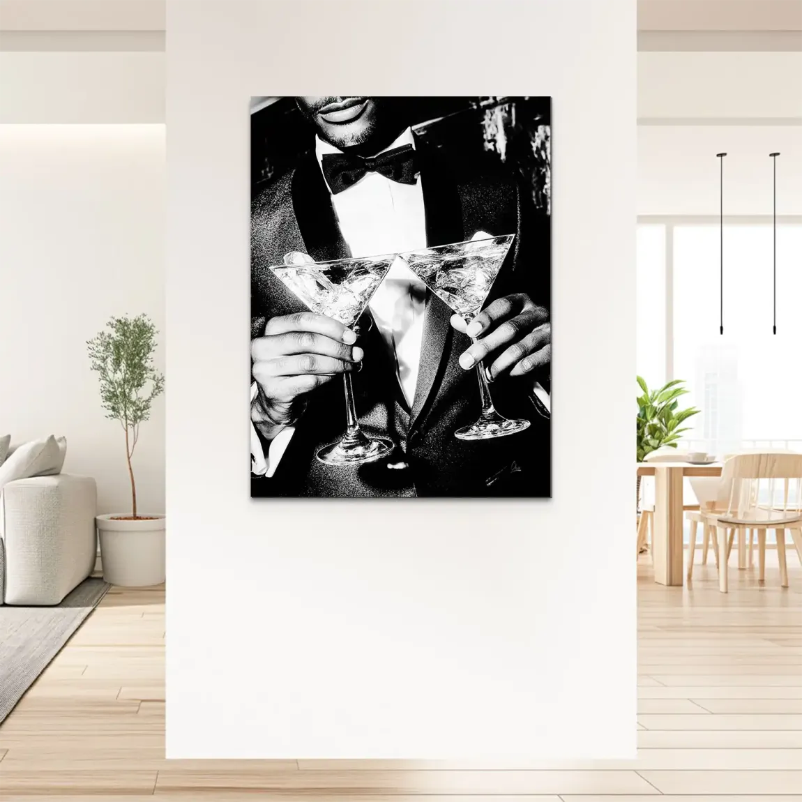 Gentleman Style Alu Dibond Bild