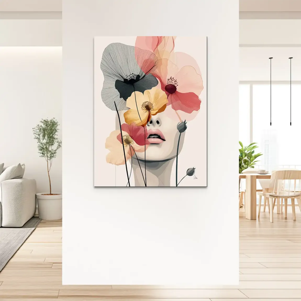 Floral Dream Alu Dibond Bild