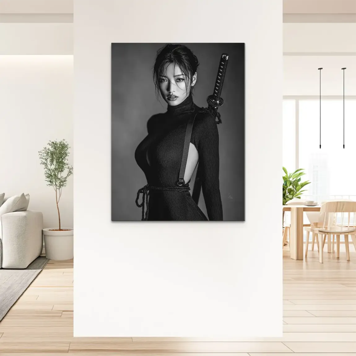 Silent Blade Alu Dibond Bild