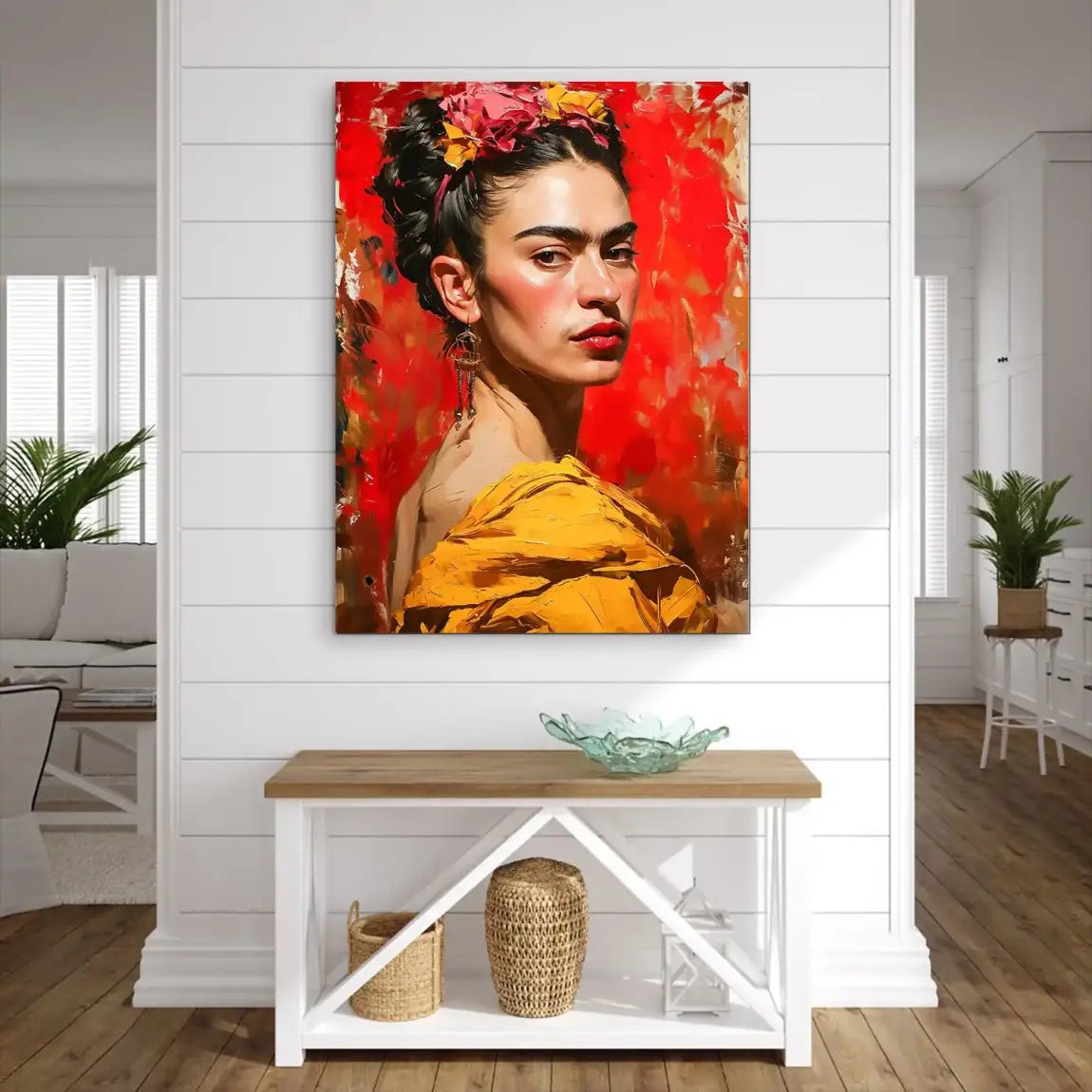 Frida Kahlo Art Nr.2 Alu Dibond Bild INGALERIE