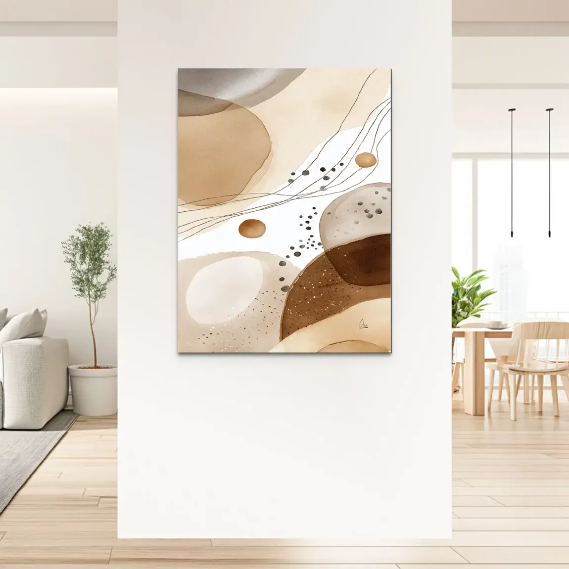 Desert Mirage Alu Dibond Bild