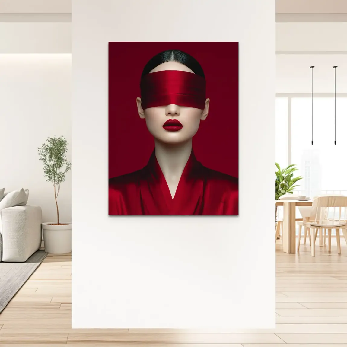 Blind Art Alu Dibond Bild