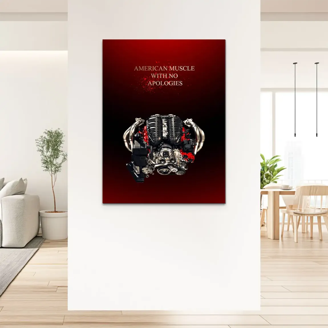 Corvette Pulse of Performance Alu Dibond Bild