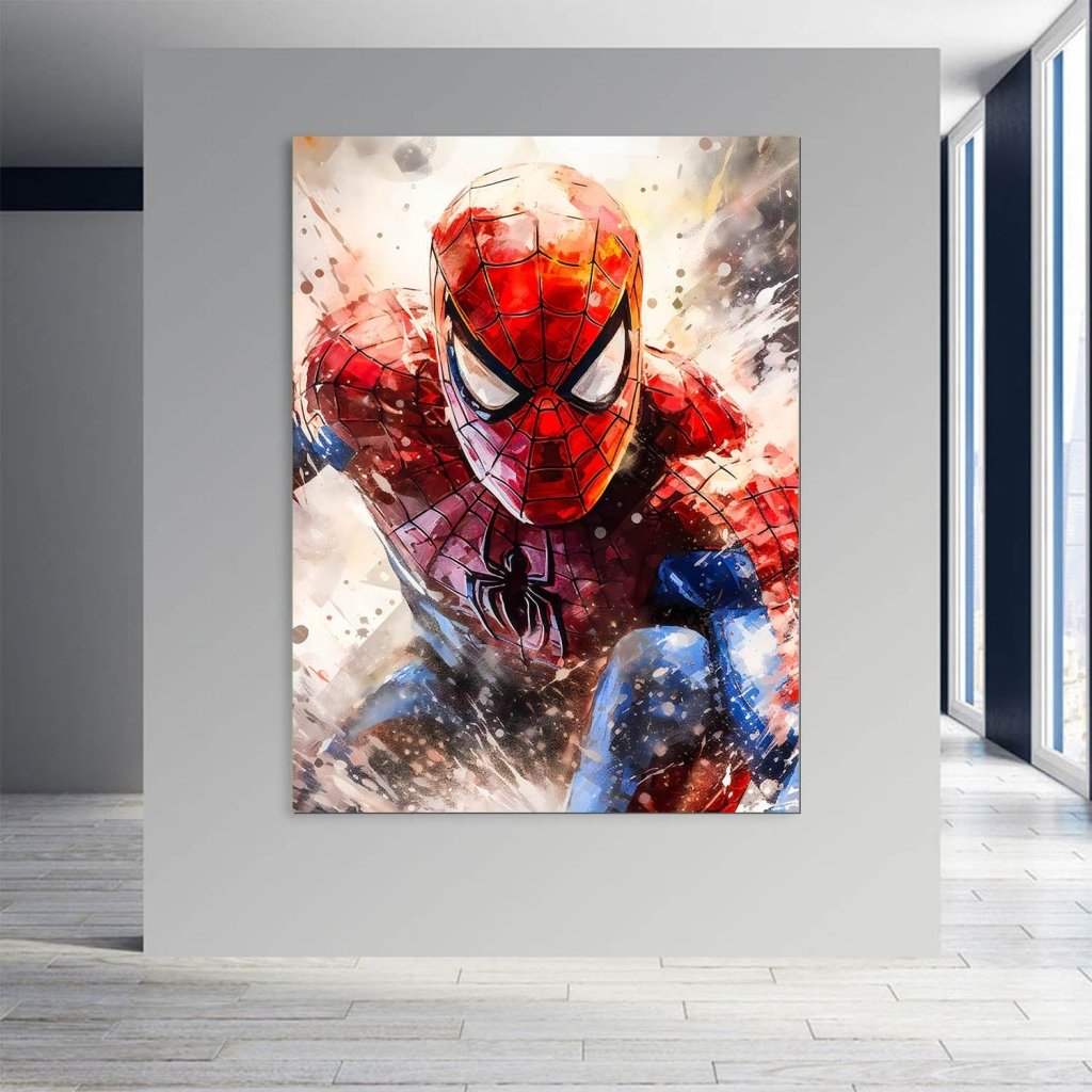 Pop Art Aludibond Bild Spiderman Abstrakt INGALERIE