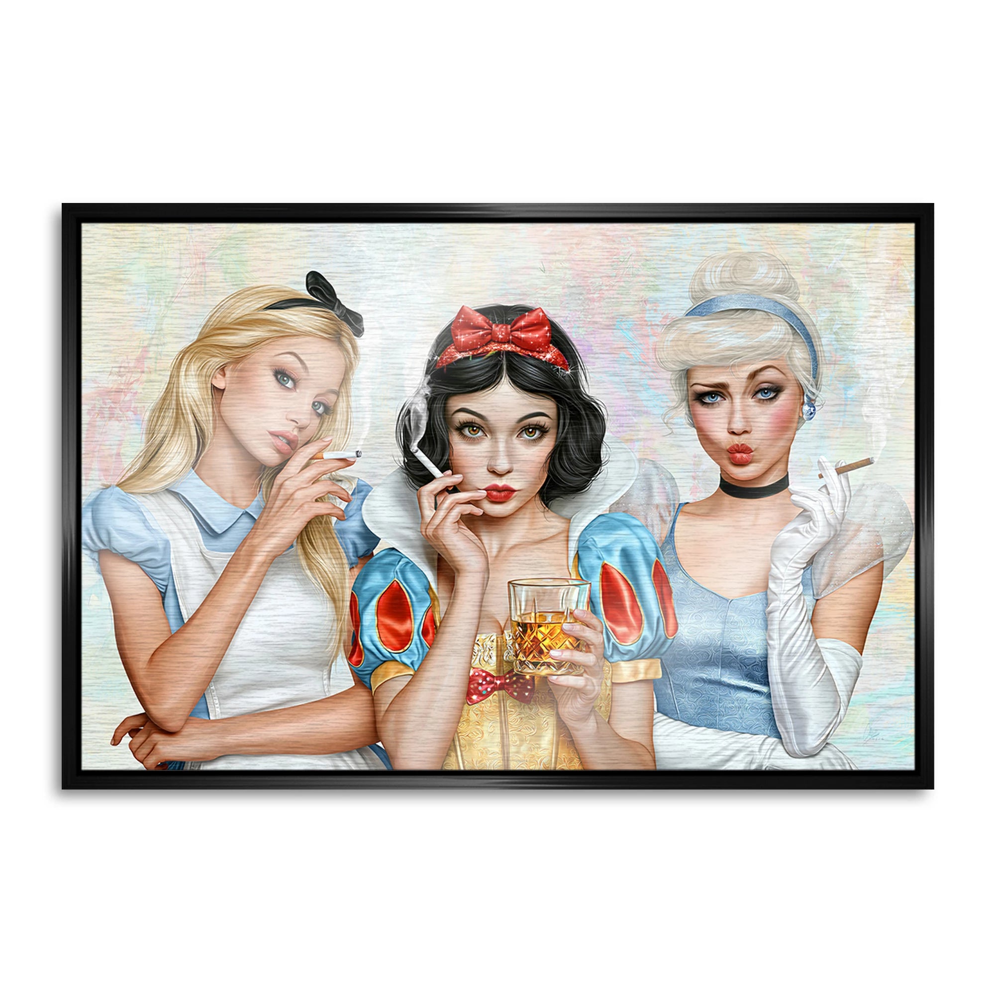 Cinderella & Co. Aluminiumbild gebürstet
