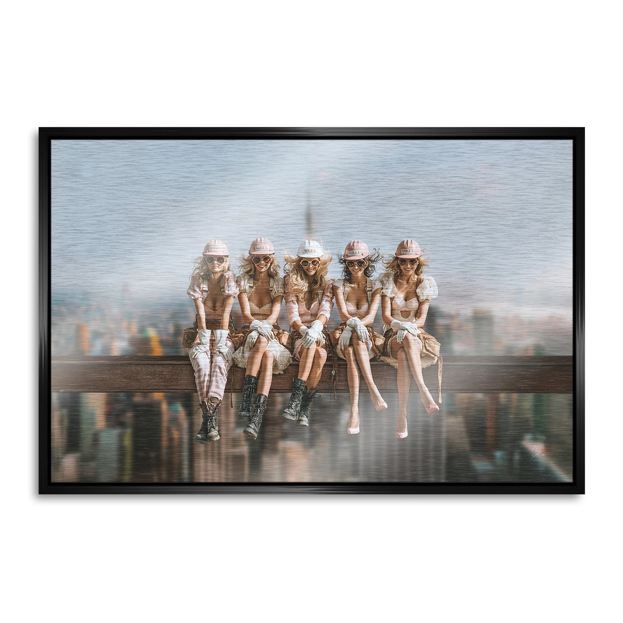 Skyline Queens Aluminiumbild gebürstet