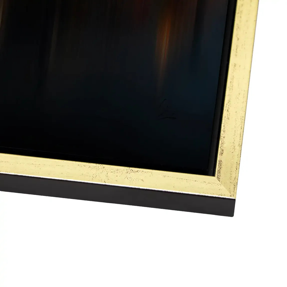 New York abstrakt Lights Alu Gebürstet Bild