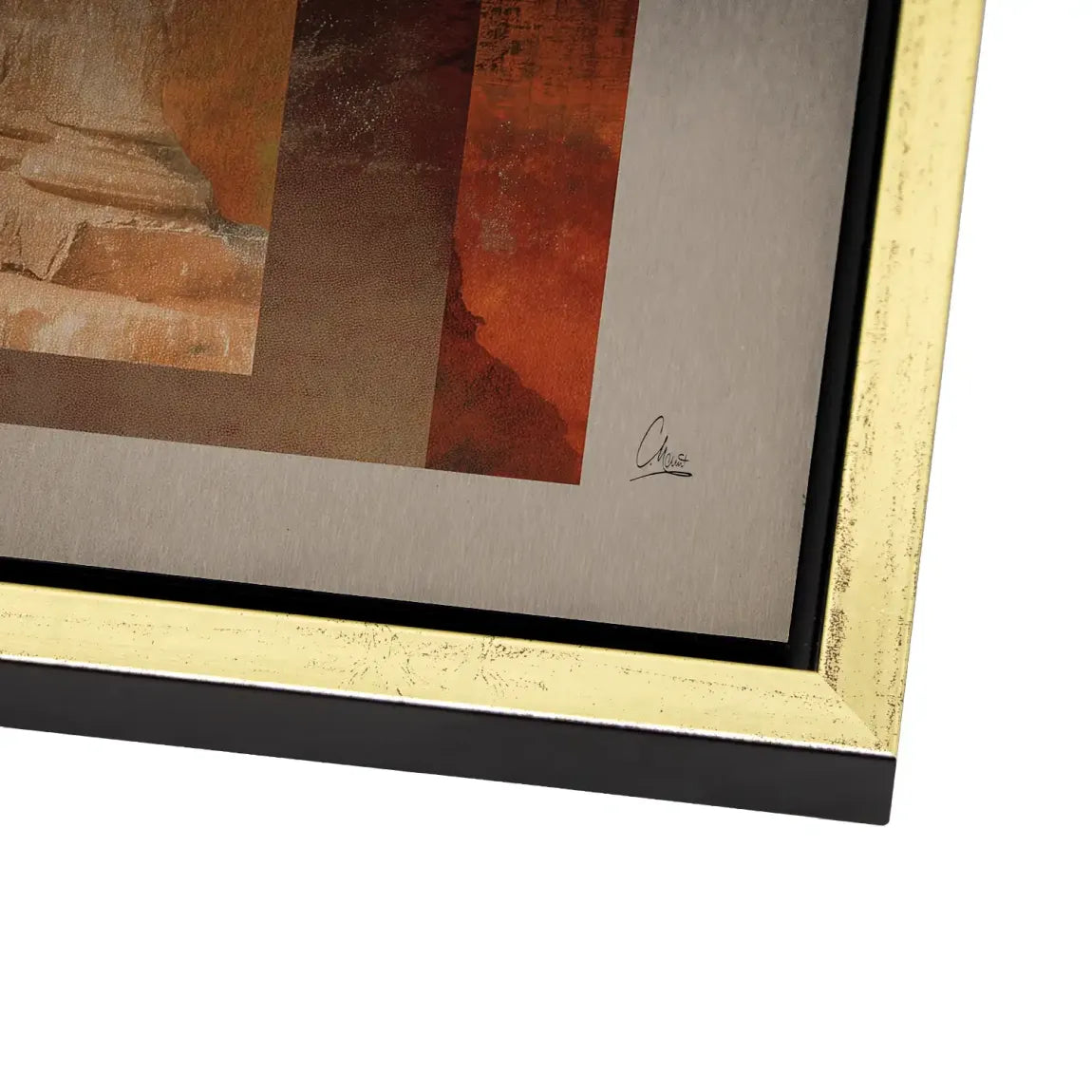 Rom Abstrakt Alu Gebürstet Bild