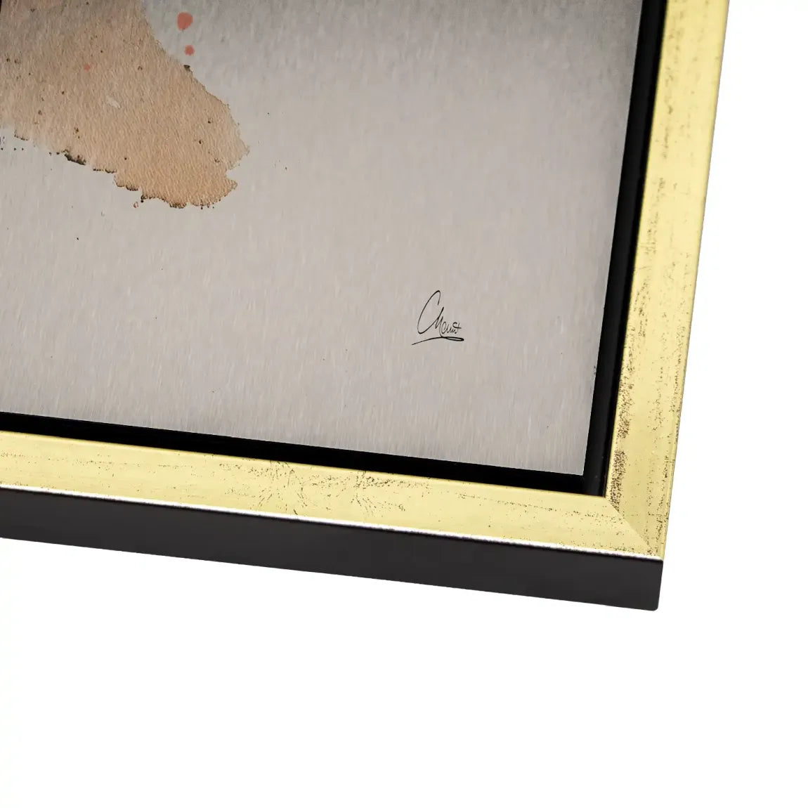 Amber Flow Alu Gebürstet Bild