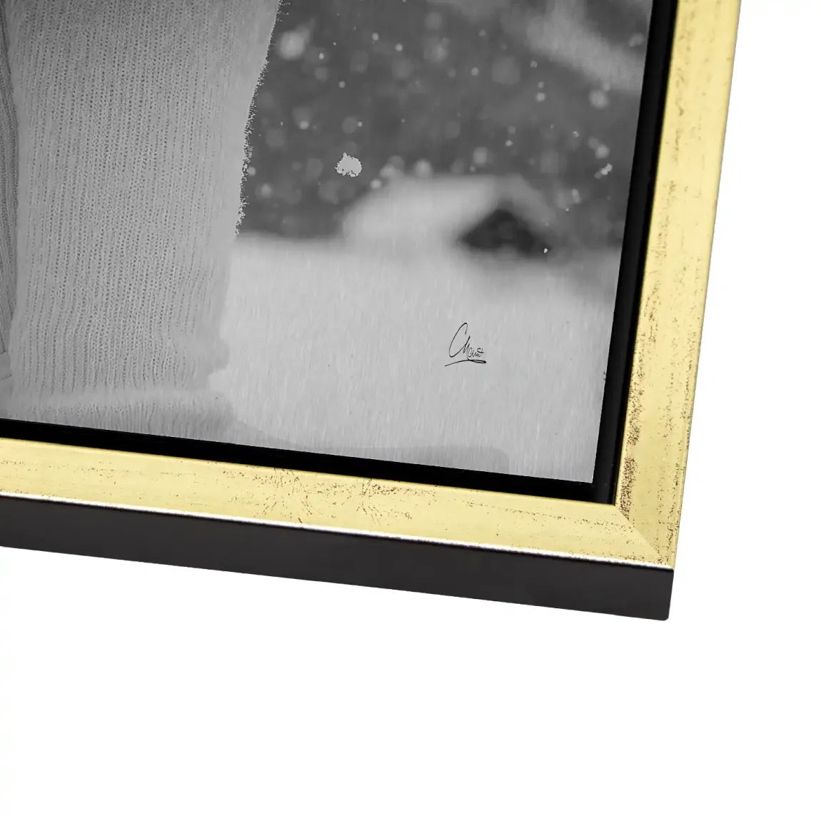 Audrey Hepburn Aspen Portrait Alu Gebürstet Bild