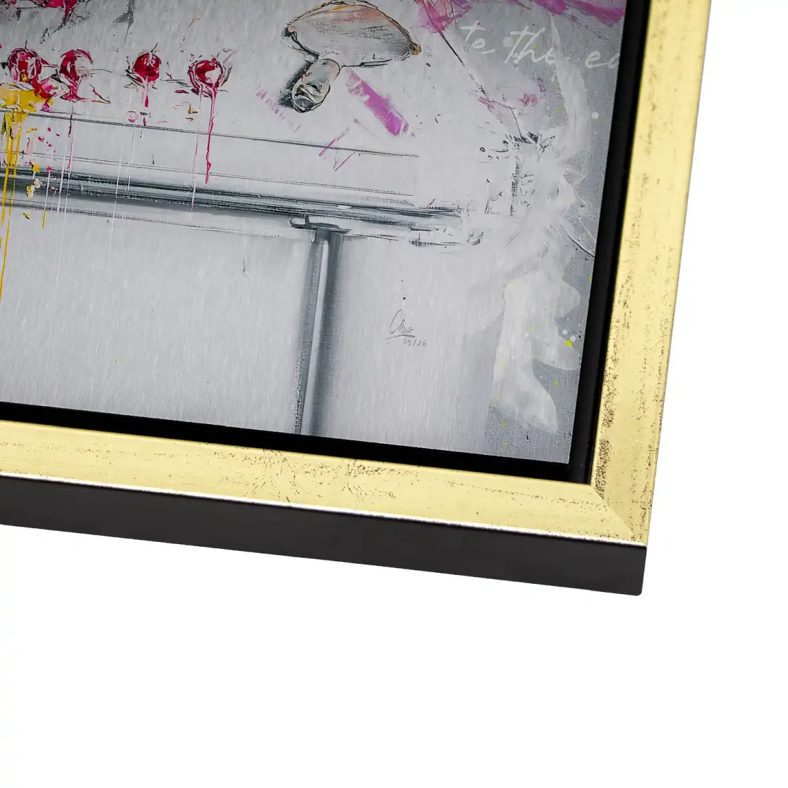 Audrey Marilyn Glam Aluminiumbild gebürstet