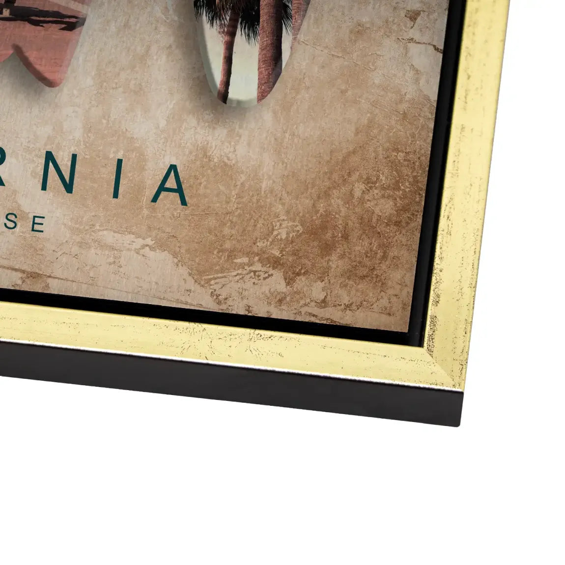 California Coast Art Alu Gebürstet Bild