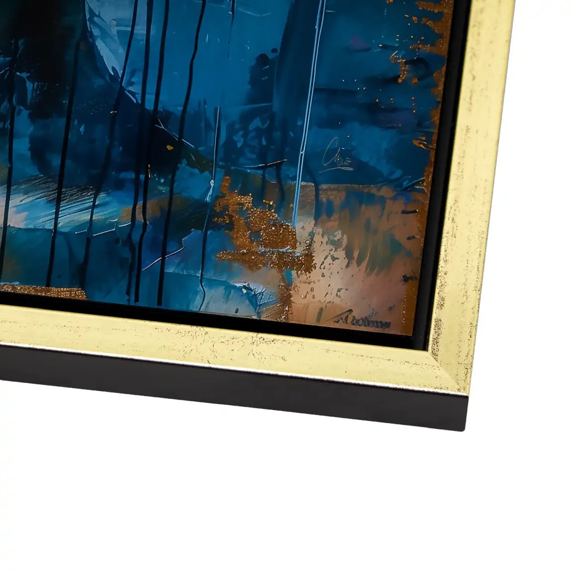 Blue Mystery Alu Gebürstet Bild