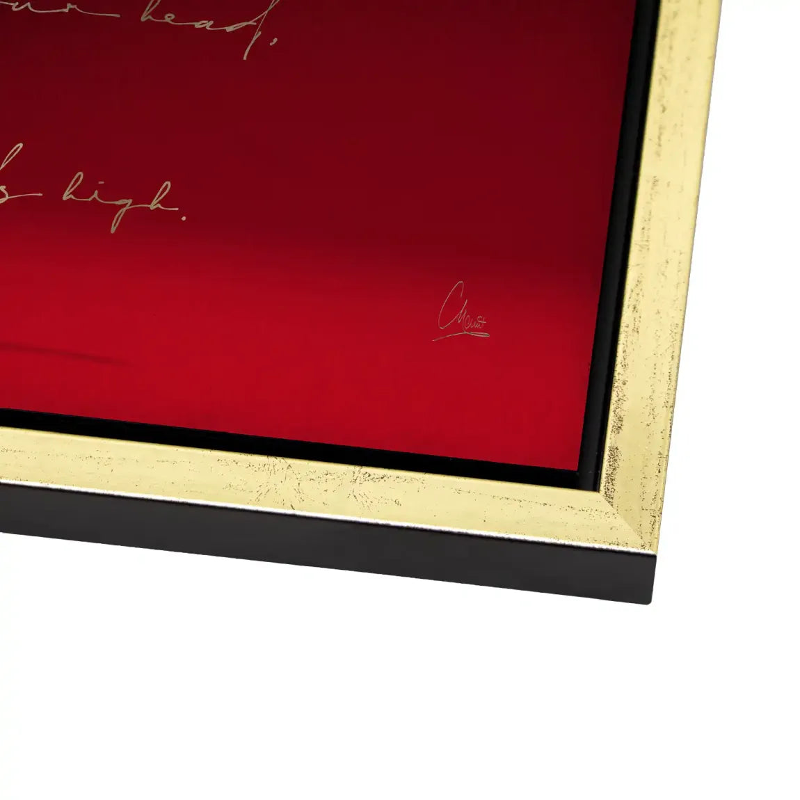 Red Coco Heels Alu Gebürstet Bild