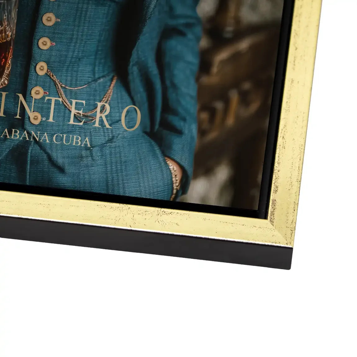 Peaky Blinder Glam Alu Dibond Bild gebürstet