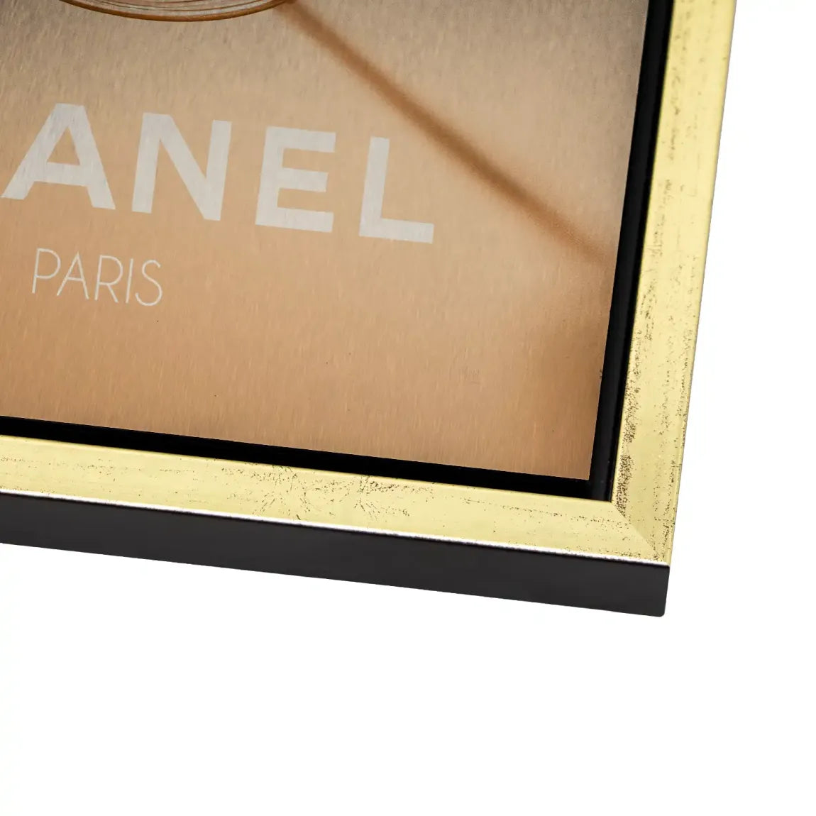 Chanel Glam Cocktail Alu Dibond Bild gebürstet