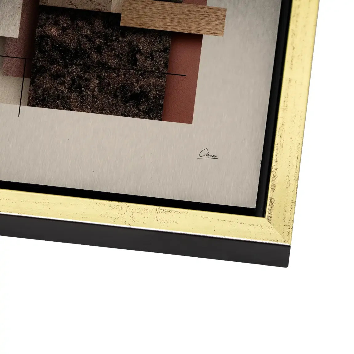 Urban Layers Elegance Alu Dibond Bild gebürstet INGALERIE