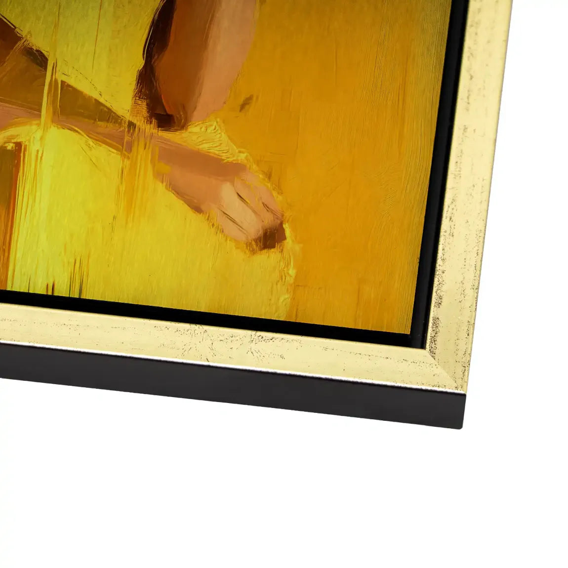 Amber Velvet Elegance Alu Dibond Bild gebürstet INGALERIE