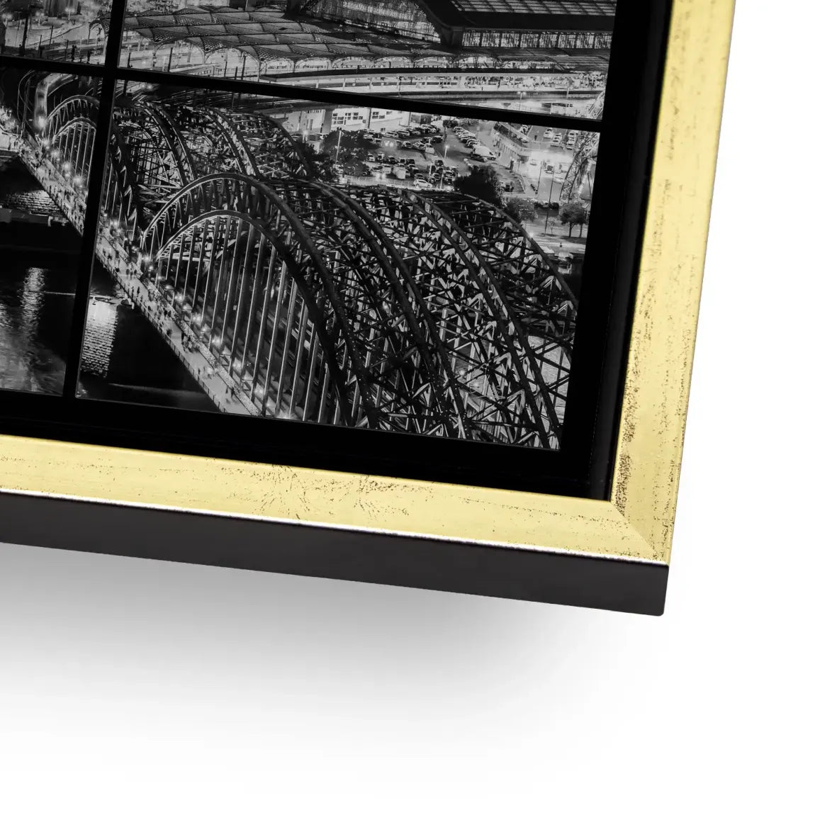 Köln Noir View AluDibond Gebürstet