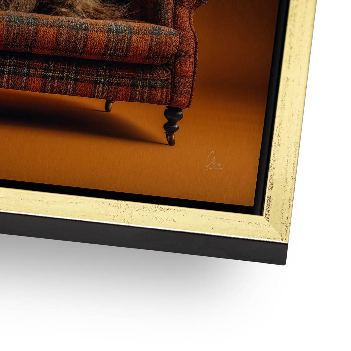 Highland Lounge Alu Dibond Gebürstet Bild