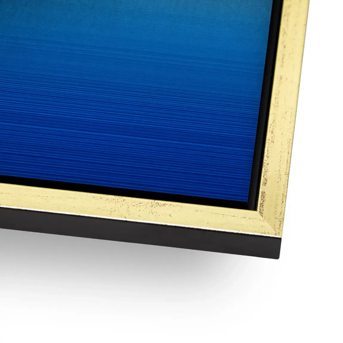 Blauer Horizont Aluminiumbild gebürstet