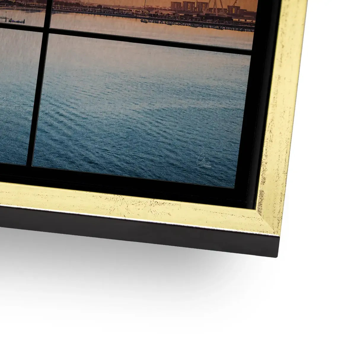 Golden Dunes Dubai AluDibond Gebürstet